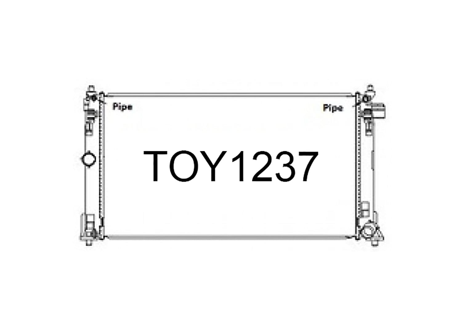 Fenix Cooling Radiator Toyota C-HR NGX10 1.2L Petrol 2016- SR