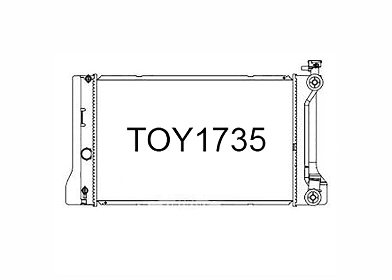 Fenix Cooling Radiator Toyota Corolla / Corolla Axio NZE141 1.5L Petrol 2009-2012 SR