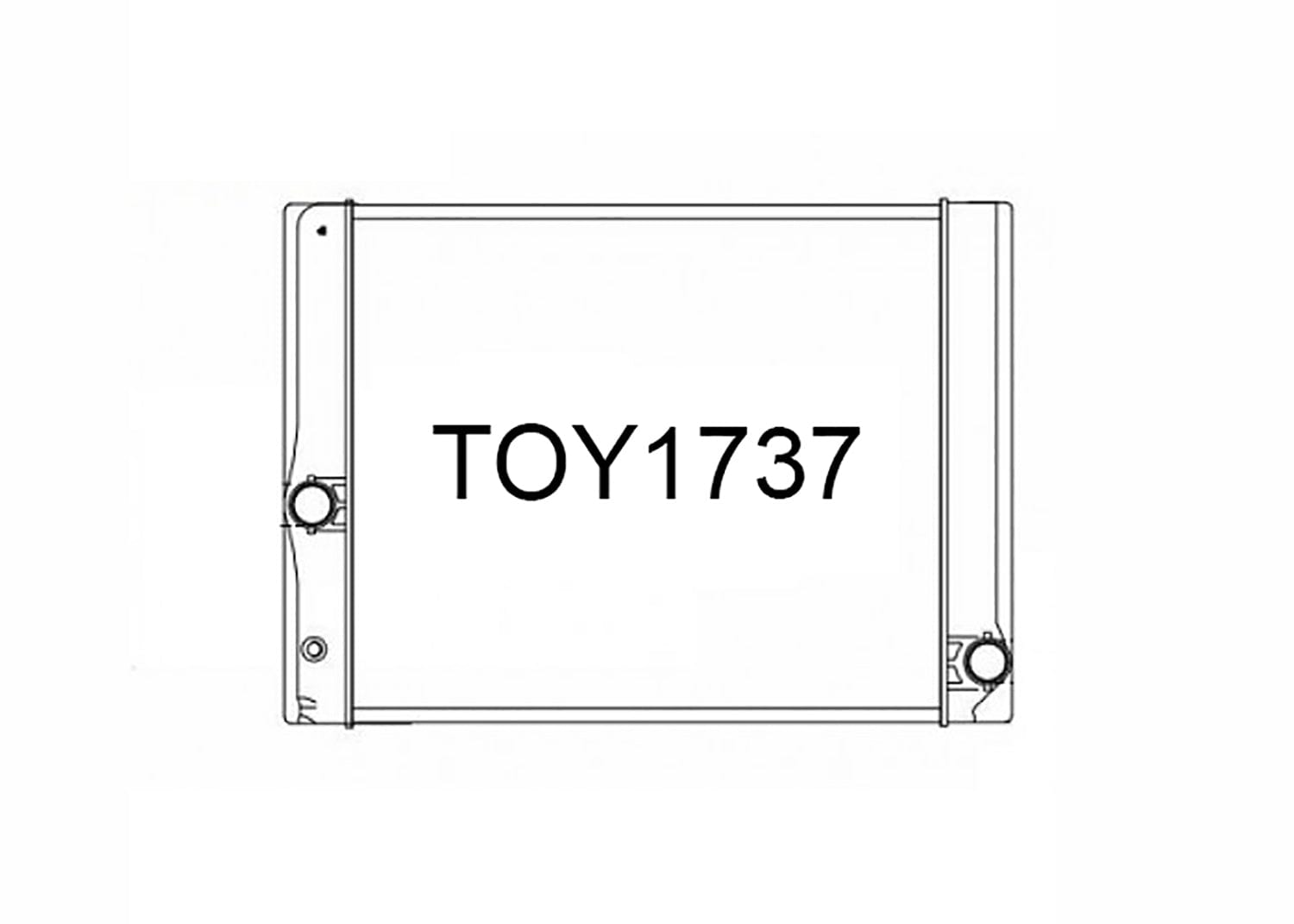 Fenix Cooling Radiator Toyota Corolla E150 1.4L Diesel 2006-2012 SR