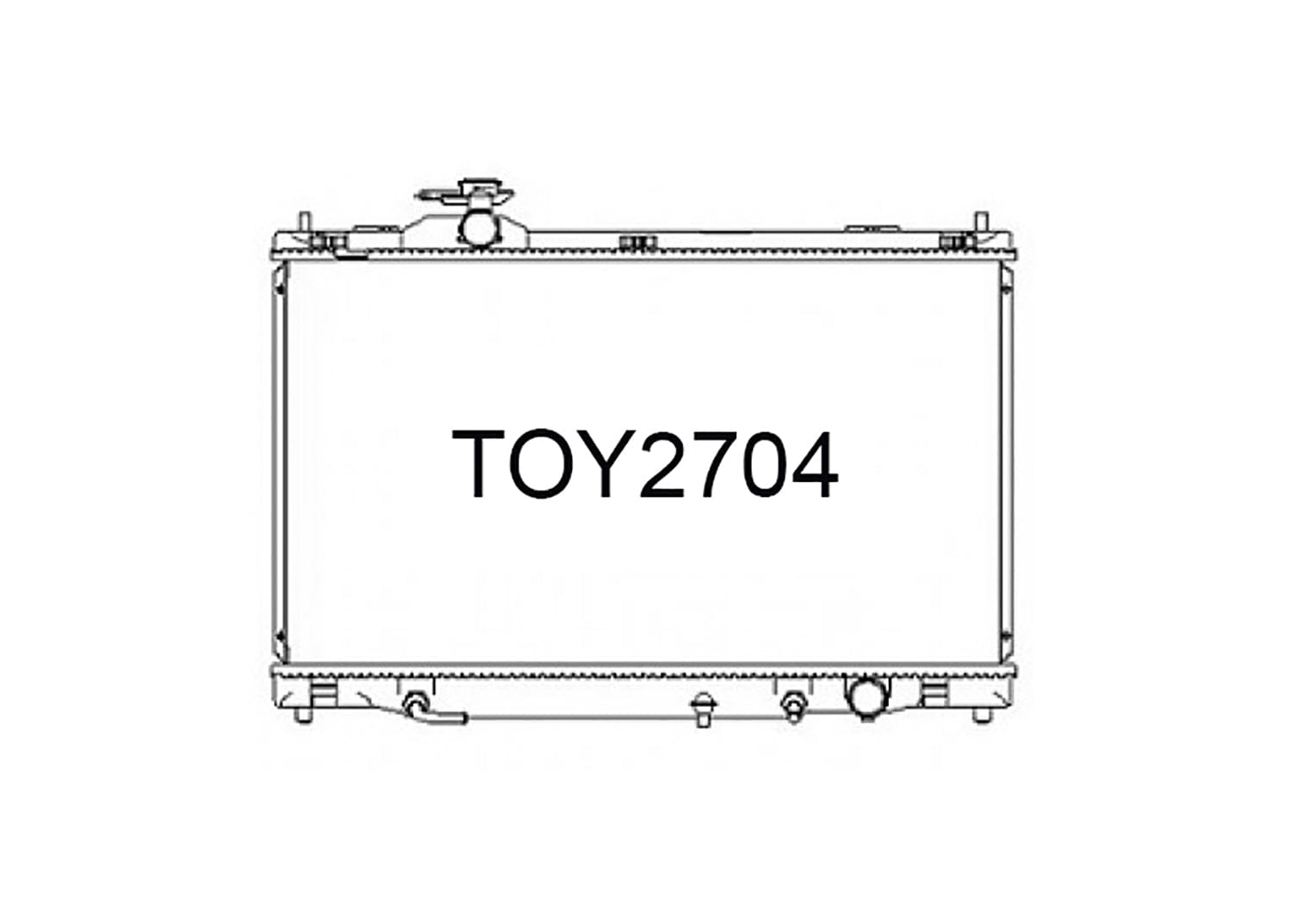 Fenix Cooling Radiator Toyota Crown UZS186 4.3L Petrol 2003-2008 SR