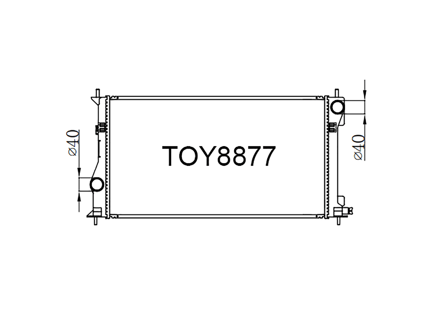 Fenix Cooling Radiator Toyota GT86 2.0L Petrol 2012-2021 SR