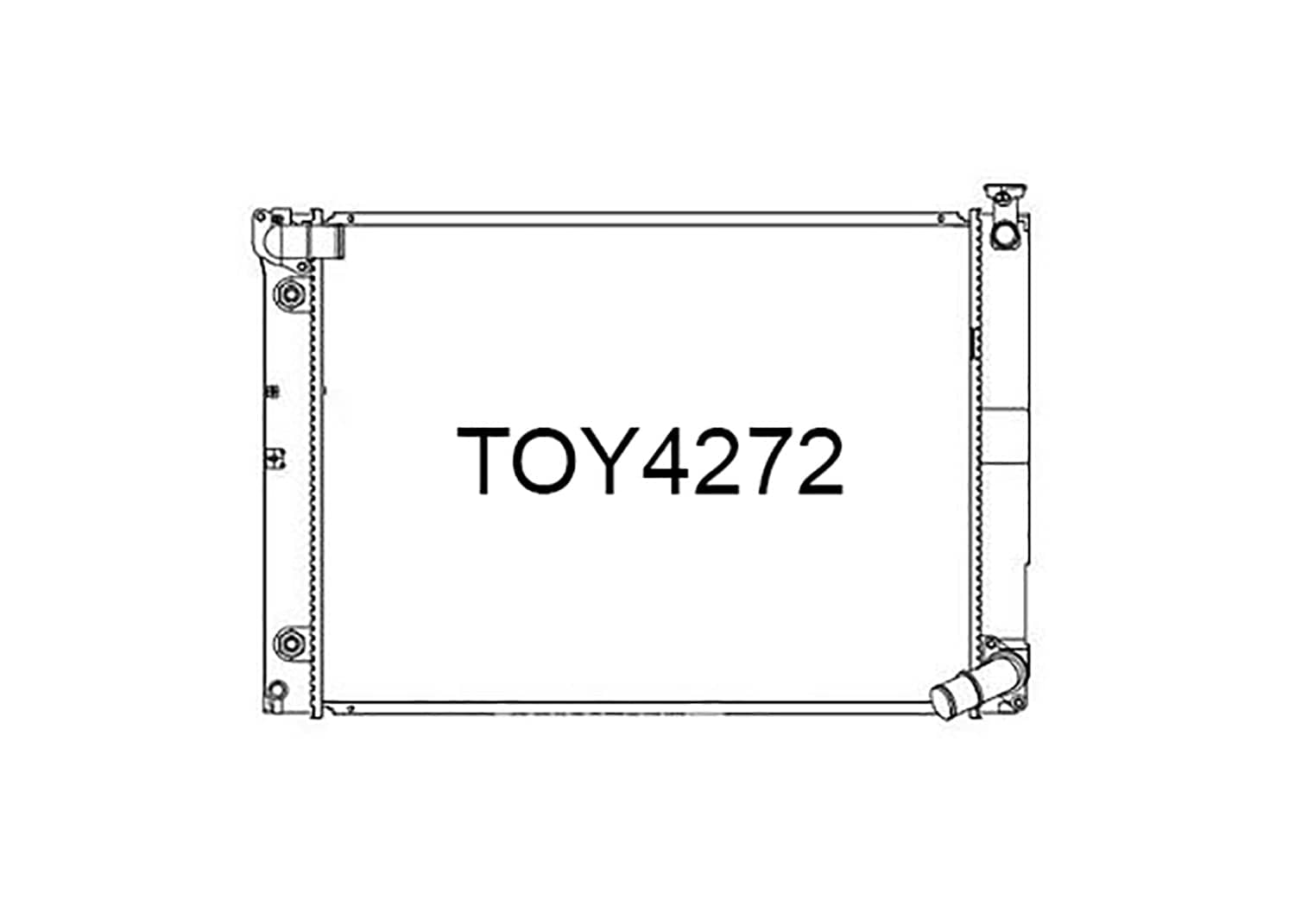 Fenix Cooling Radiator Toyota Harrier ACU30 2.4L Petrol 2003-2013 SR
