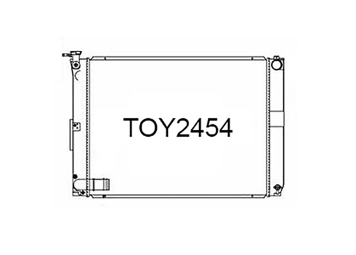 Fenix Cooling Radiator Toyota Harrier MCU30 3.3L Hybrid Petrol 2005-2007 [Bleed Passenger] SR