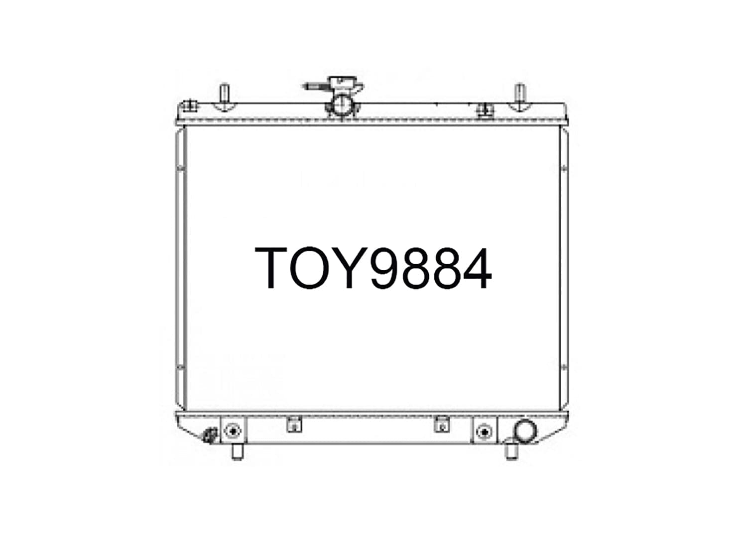 Fenix Cooling Radiator Toyota LiteAce & TownAce S402 1.5L Petrol 2008-2020 SR