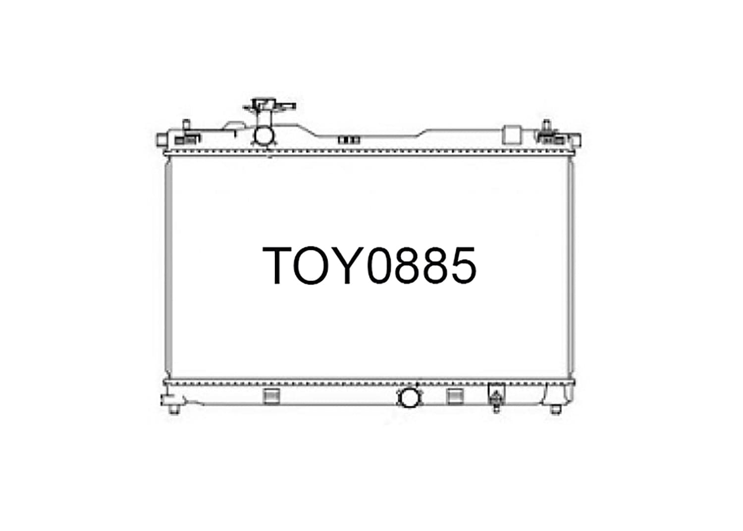 Fenix Cooling Radiator Toyota Noah / Voxy R80 1.8L Hybrid 2014- SR