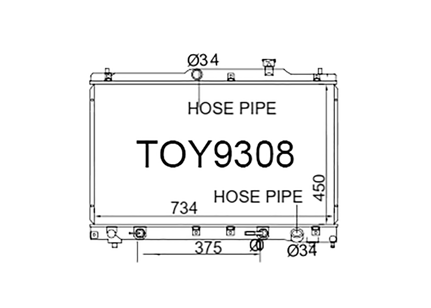 Fenix Cooling Radiator Toyota Previa / Estima [Lucida & Emina] ACR30 / ACR40 & Alphard AH10 2.4L Petrol 2000-2005 SR