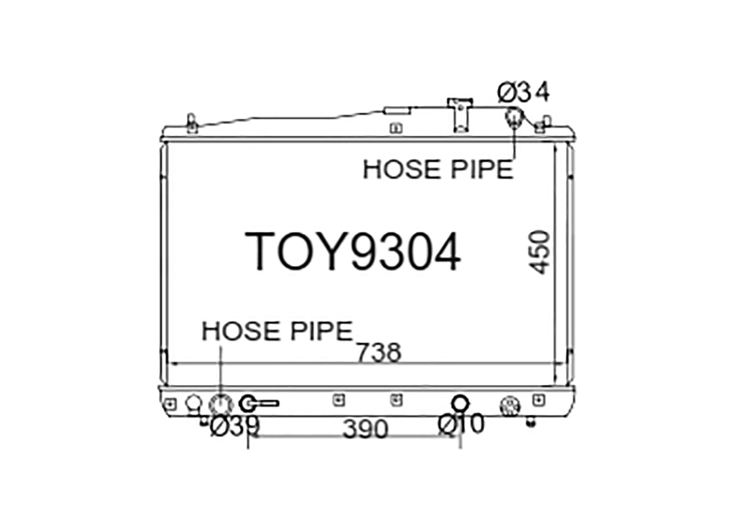 Fenix Cooling Radiator Toyota Previa / Estima [Lucida & Emina] MCR30 / MCR40 & Alphard AH10 3.0L Petrol 2000-2005 SR