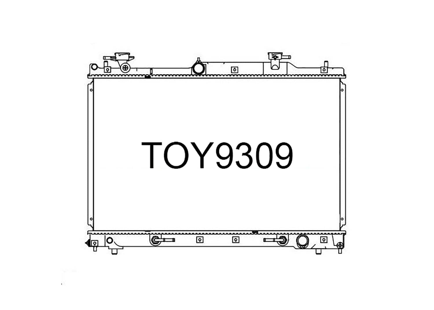 Fenix Cooling Radiator Toyota Previa / Estima [Lucida & Emina] R30 / R40 2001-2005 SR