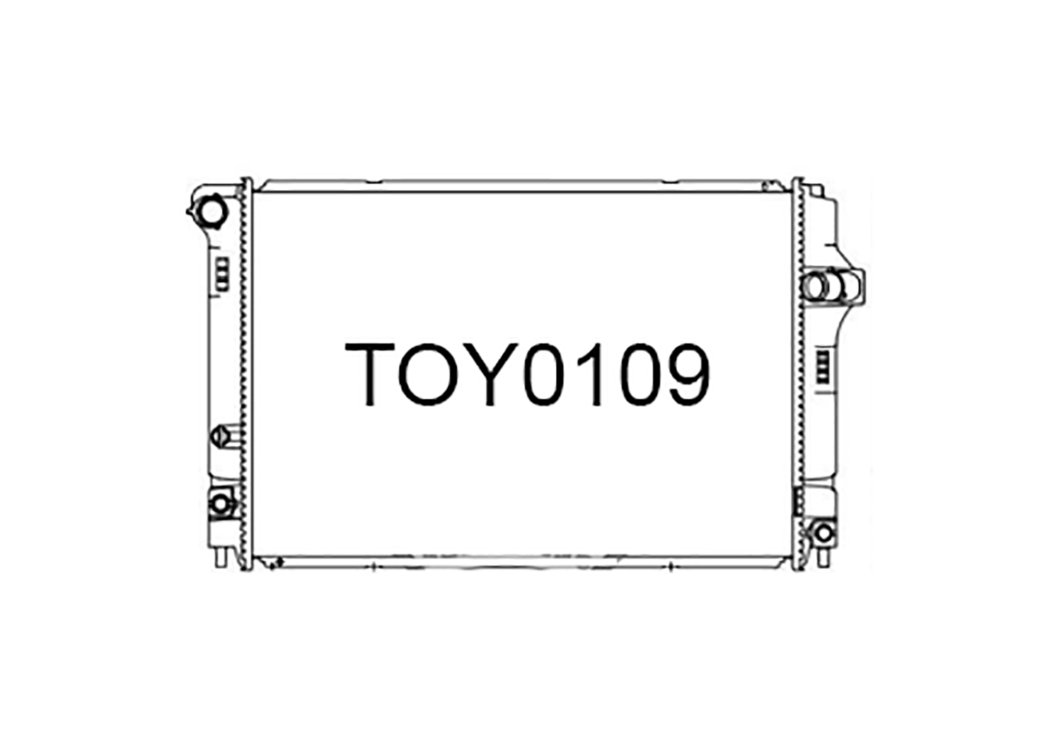 Fenix Cooling Radiator Toyota Prius C / Aqua NHP10 Hybrid 2012-2019 SR