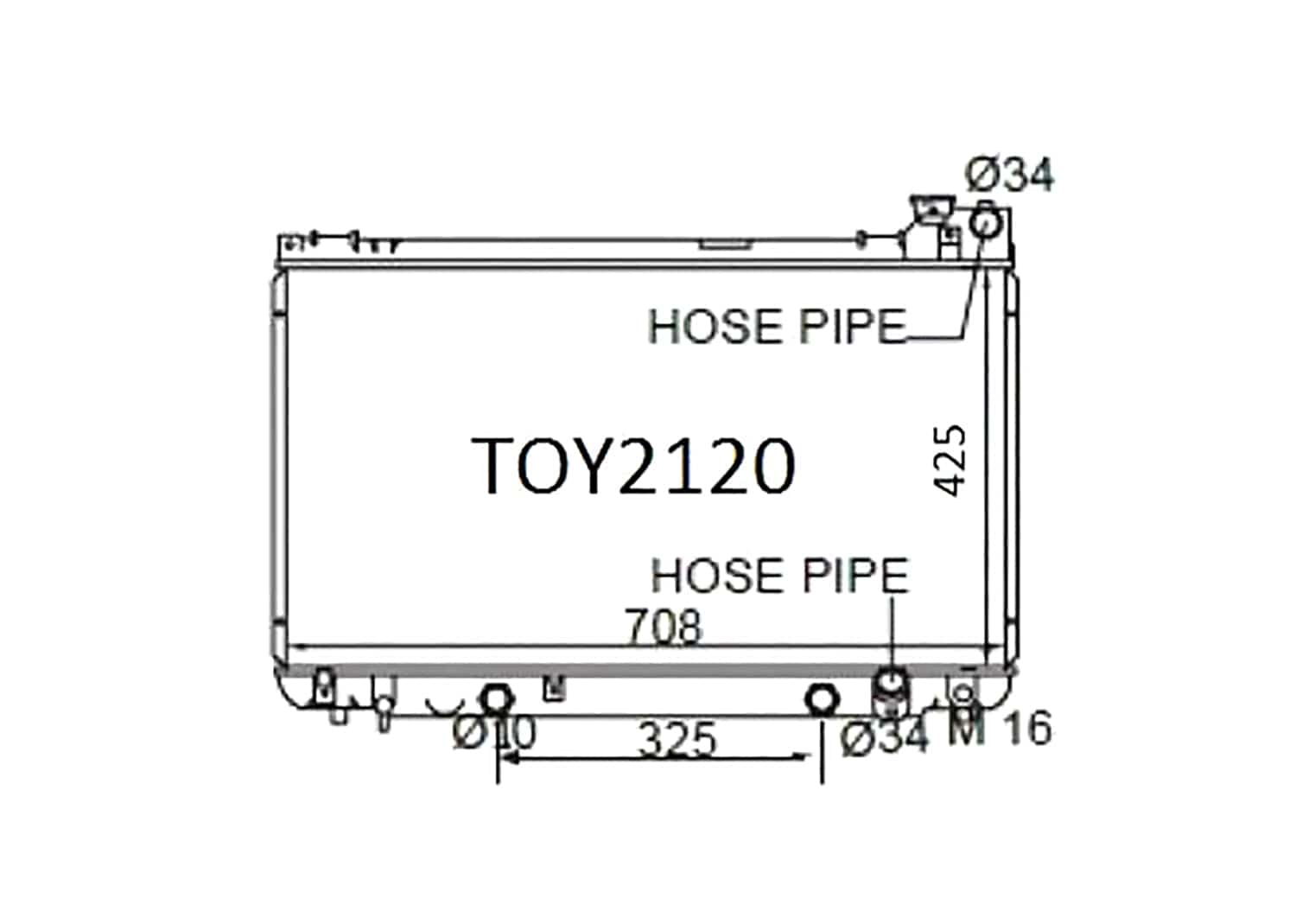 Fenix Cooling Radiator Toyota Progres Crown JS171  & Progres JCG10 Petrol 1999-2007 [FSE] SR