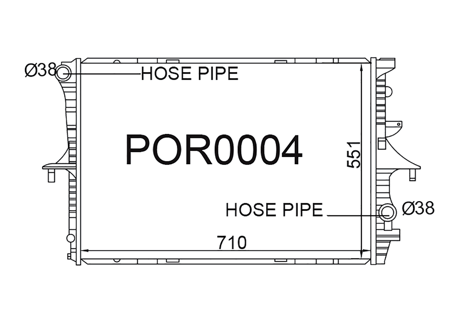 Fenix Cooling Radiator Volkswagen Touareg [7L] Petrol & Diesel 2003-2010 SR