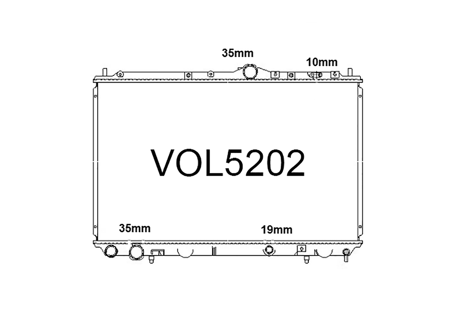 Fenix Cooling Radiator Volvo S40 & V40 Petrol 1995-1999 SR