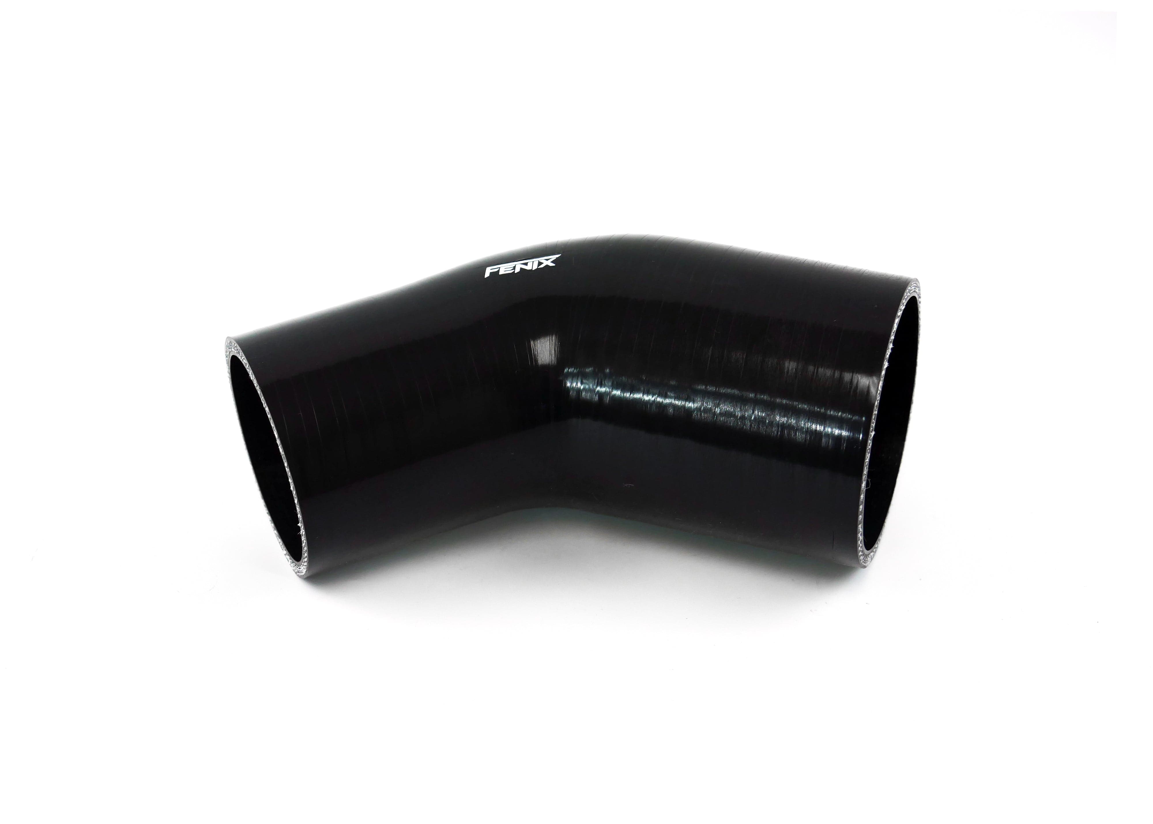Fenix Cooling Silicone Joiner 2.5" - 3.0" / 63mm - 76mm Silicone Hose Elbow Reducer - 45Â° SR