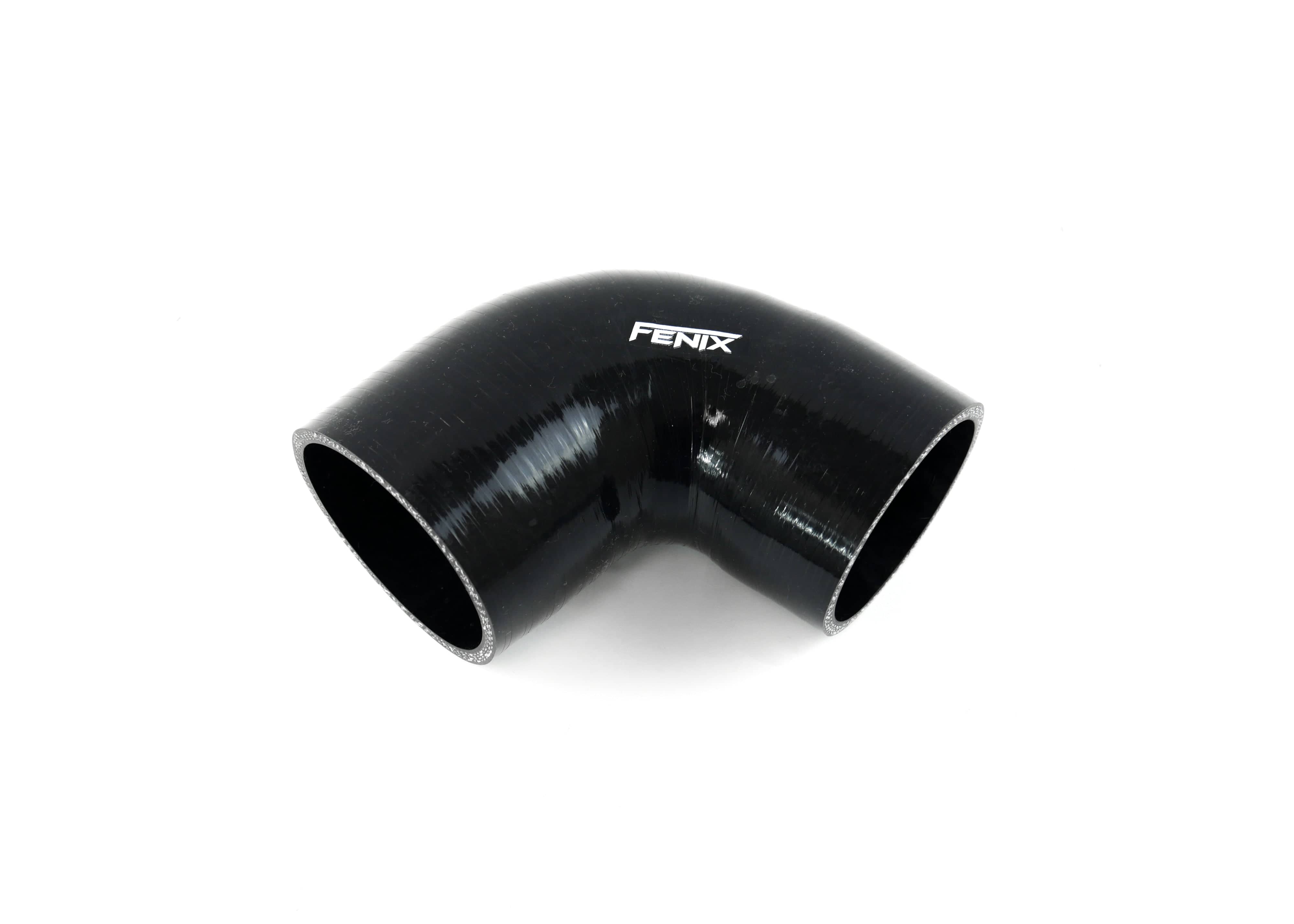 Fenix Cooling Silicone Joiner 2.75" - 3.0" / 70mm - 76mm Silicone Hose Elbow Reducer - 90Â° SR