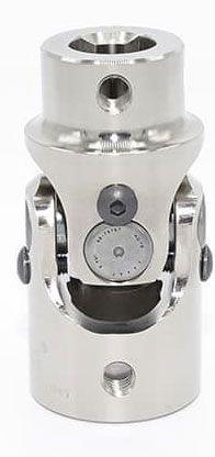 FLAMING 1"DD x 3/4"DD Smooth - Smooth Flaming River Billet Universal Joint FR1717DD SR