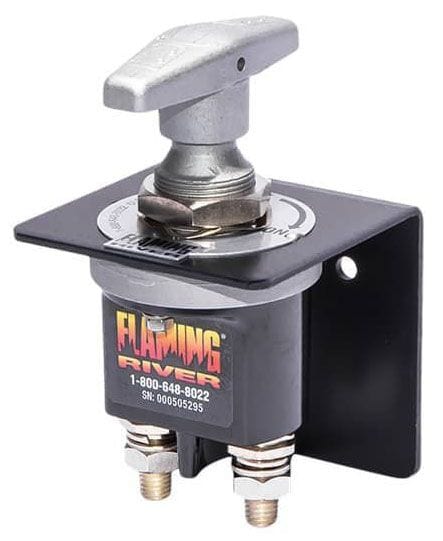 FLAMING Suit 12, 16 & 24 Volt Applications, Rated At 250 Amps Flaming River Heavy Duty Battery Disconnect Switch FR1003 SR