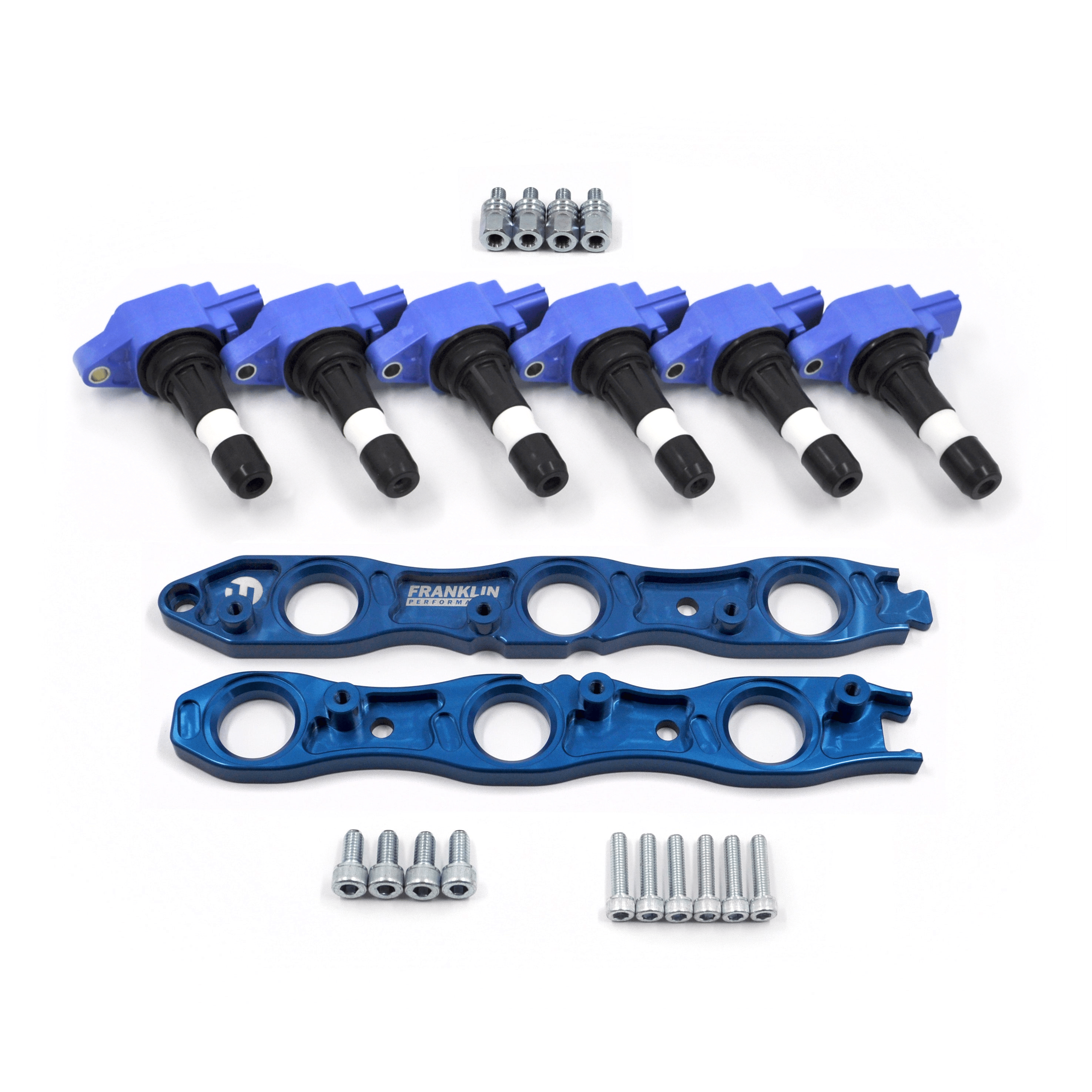 Franklin Performance Blue / Non Neo / Complete Kit Franklin VR38 Coil Conversion Kit for Nissan RB Engines 069-005-SILVER, SF-DIS-103, 069-020 SR