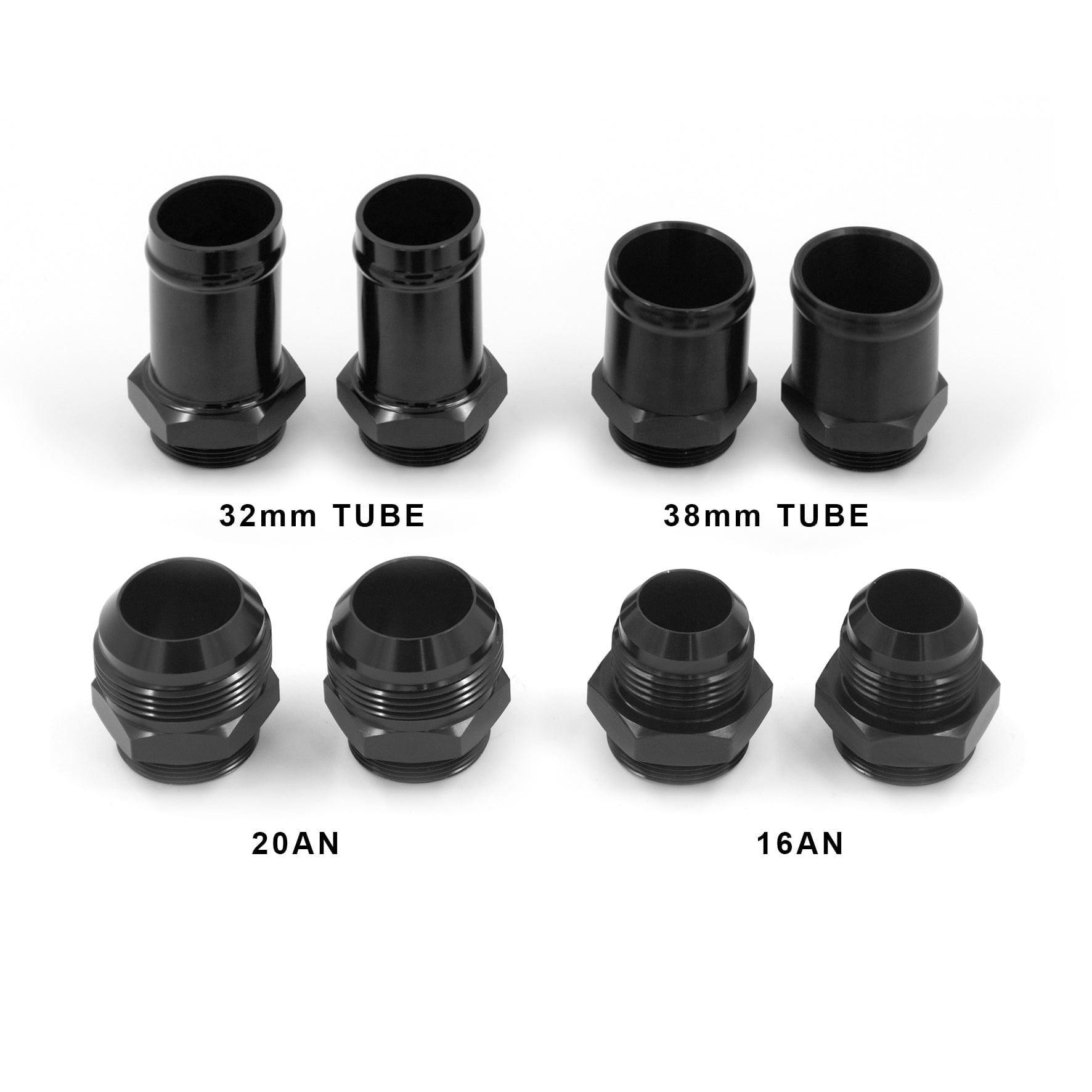 Franklin Performance Franklin Electric Water Pump Adaptor for Mazda 12A / 13B / 20B 015-012, 2x 015-006,DC-8975-BLACK SR