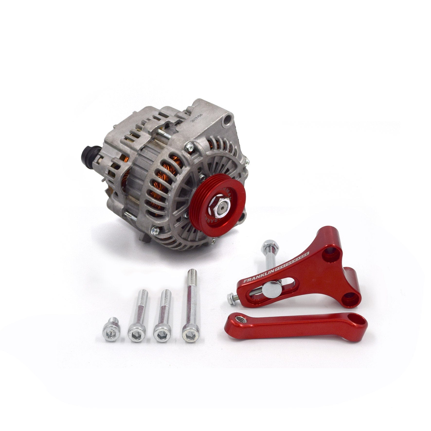 Franklin Performance Red / Include Alternator Franklin LS Alternator Upgrade Kit for Nissan RB 081-008-SILVER, MXA306 SR