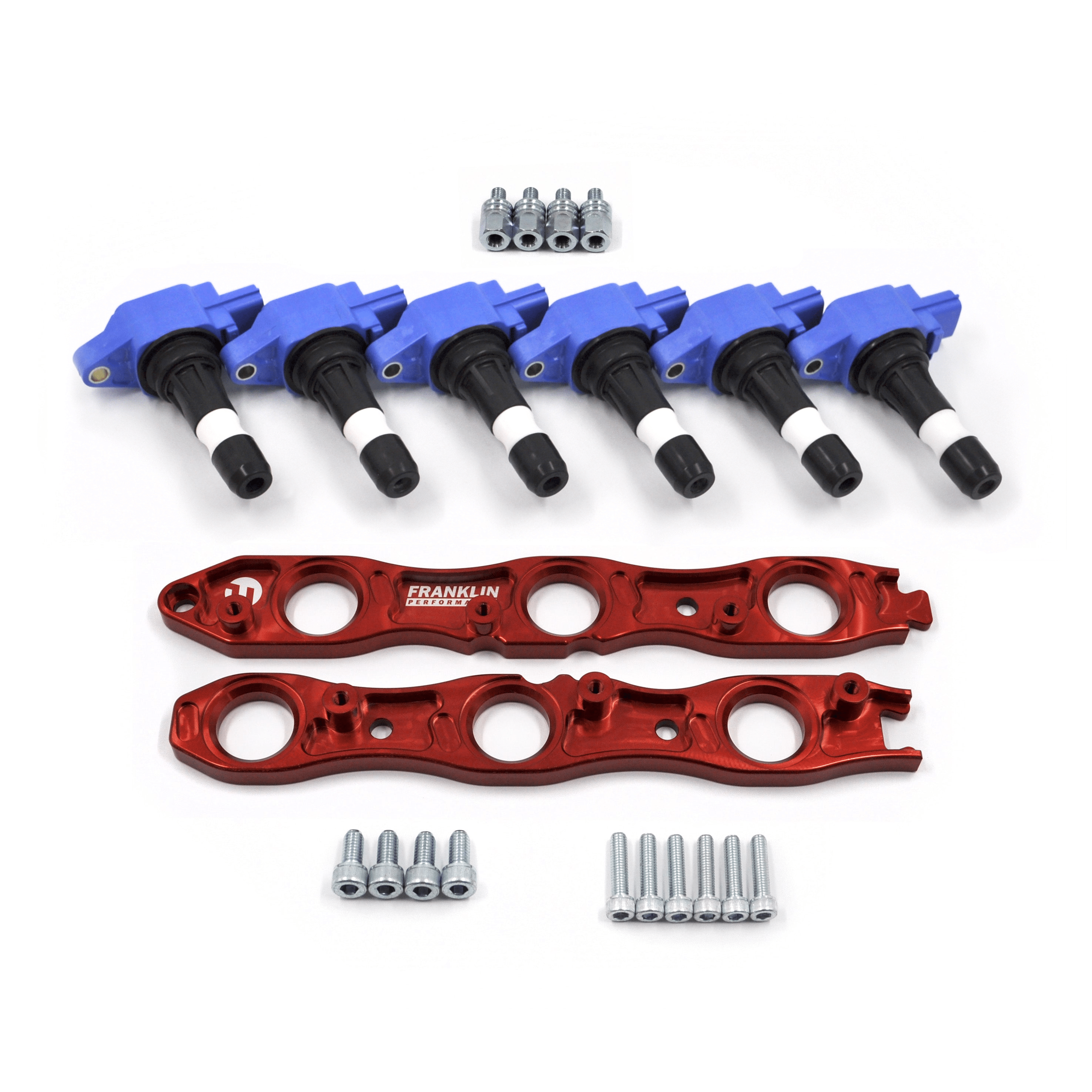 Franklin Performance Red / Non Neo / Complete Kit Franklin VR38 Coil Conversion Kit for Nissan RB Engines 069-005-SILVER, SF-DIS-103, 069-020 SR