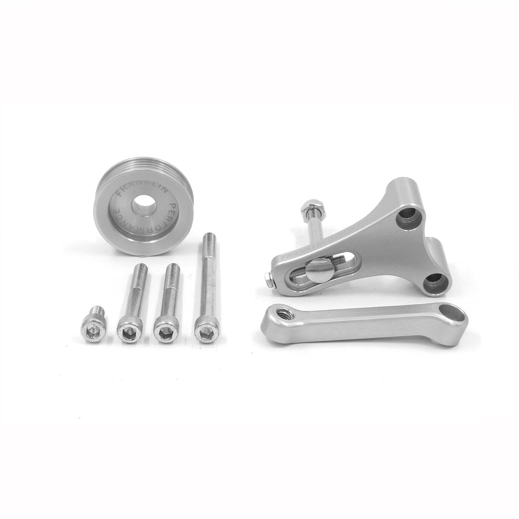 Franklin Performance Silver / Bracket Set Only Franklin LS Alternator Upgrade Kit for Nissan RB 081-008-SILVER, MXA306 SR