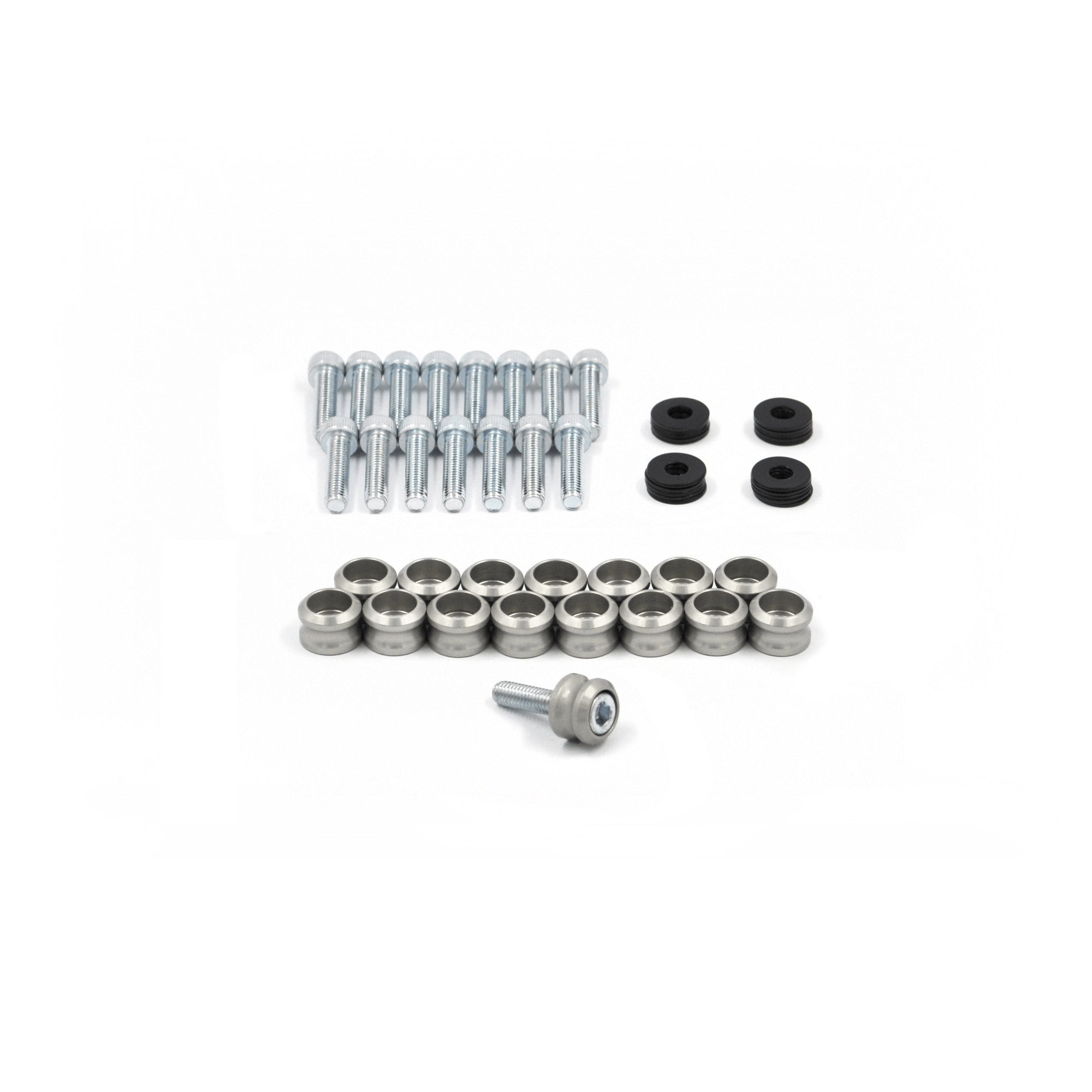 Franklin Rocker Cover Dress-Up Kit for Toyota JZ Engines 072-016 SILVE
