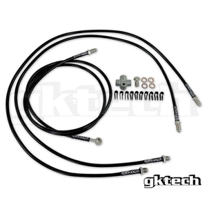 GKTech Z33 350Z, Z34 370Z, V35, V36 stand alone SS braided hydraulic handbrake line kit