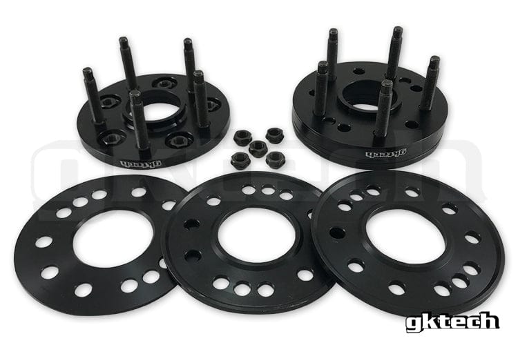 GKTECH 5x114.3 spacers 15mm > 30mm 8 piece set SR