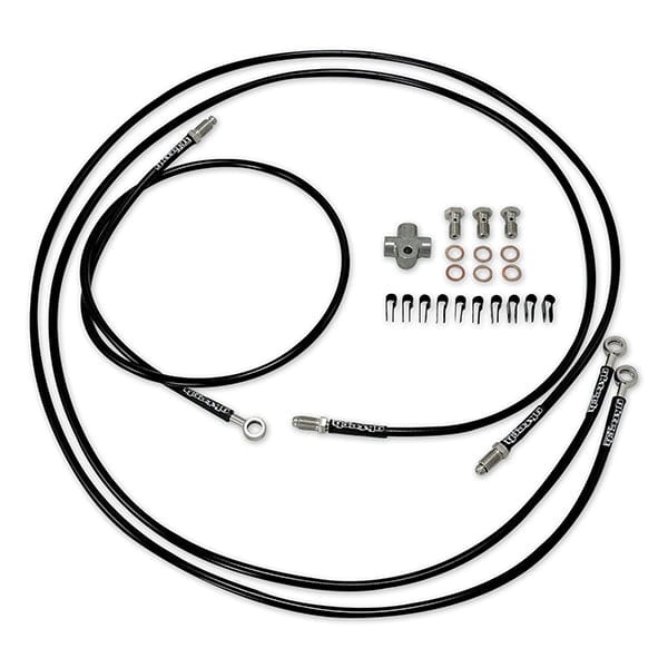 GKTECH 86 / GR86 / BRZ dual caliper braided brake line kit SR