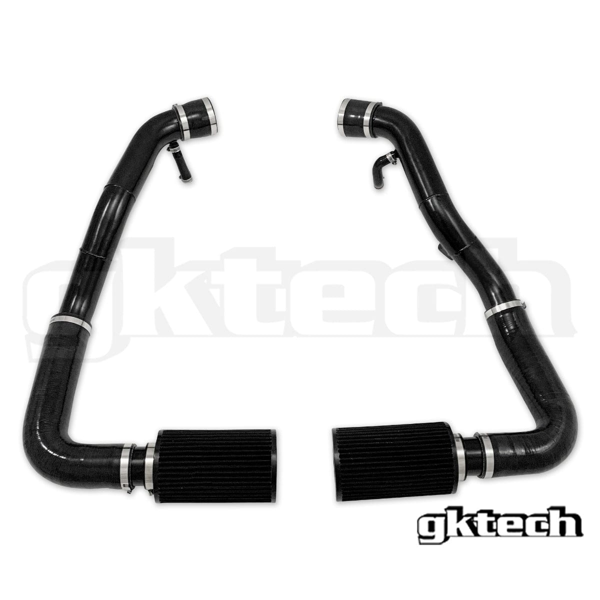 GKTECH Black pipes Z34 370z/V36 no cut cold air intake kit SR