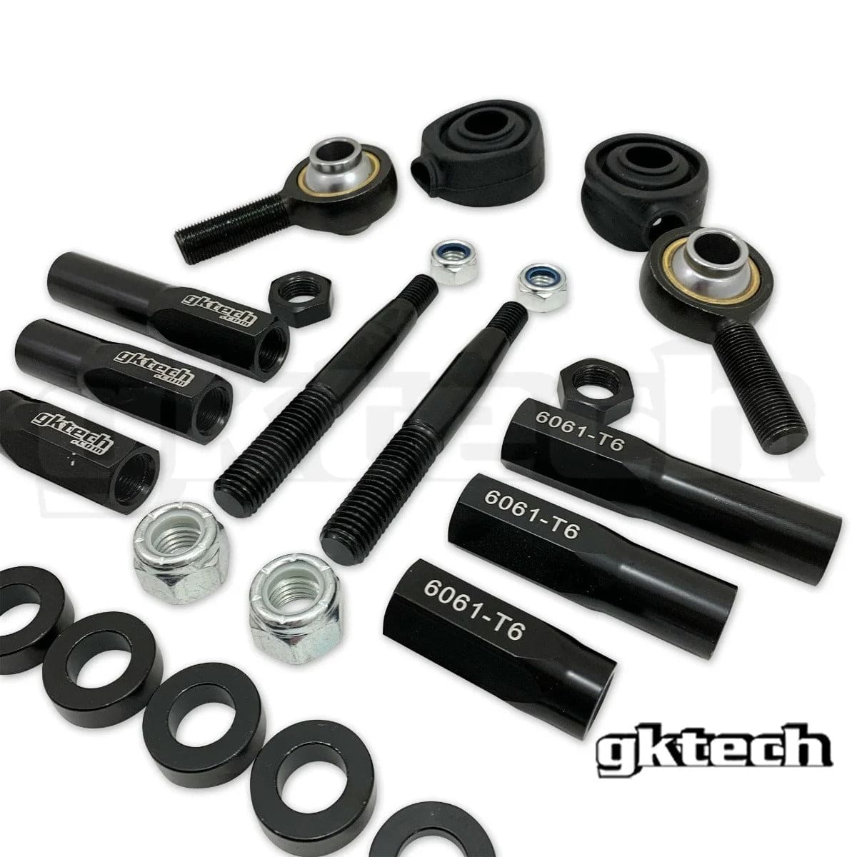 GKTECH High misalignment S13/S14/S15/Skyline tie rod ends (12mm/14mm) SR