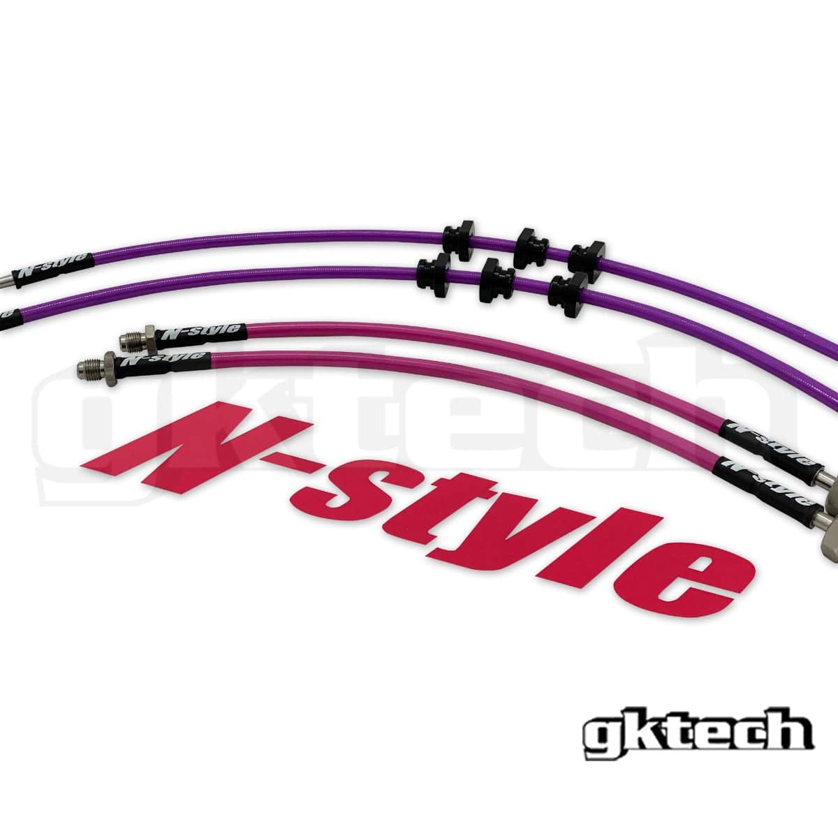 GKTECH N-Style R32 GTS-T Braided Brake Line Set SR