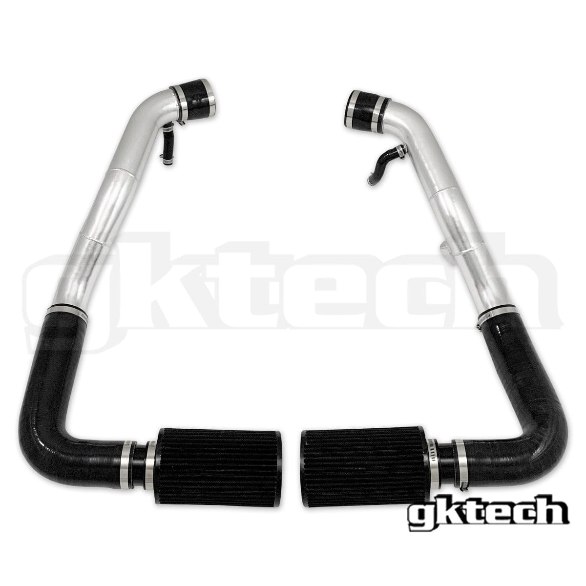 GKTECH Polished pipes Z34 370z/V36 no cut cold air intake kit SR