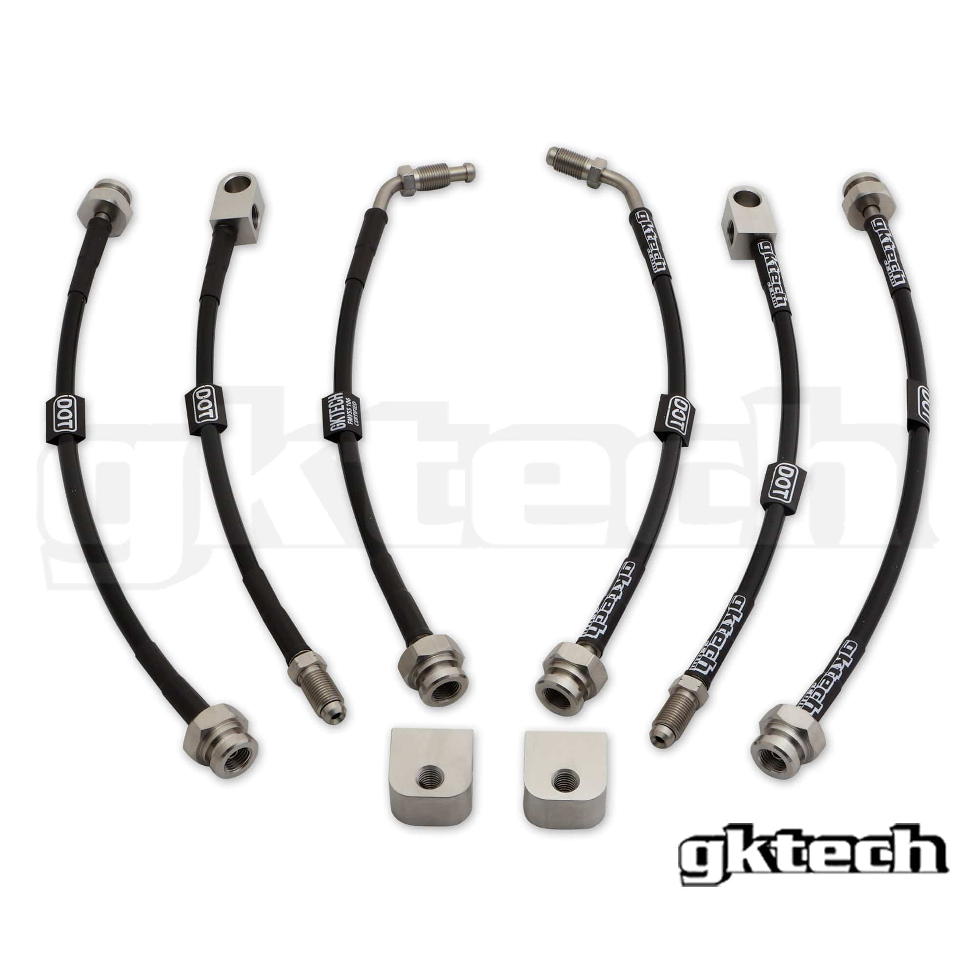 GKTECH R32 GT-R/GTS4 braided brake lines SR