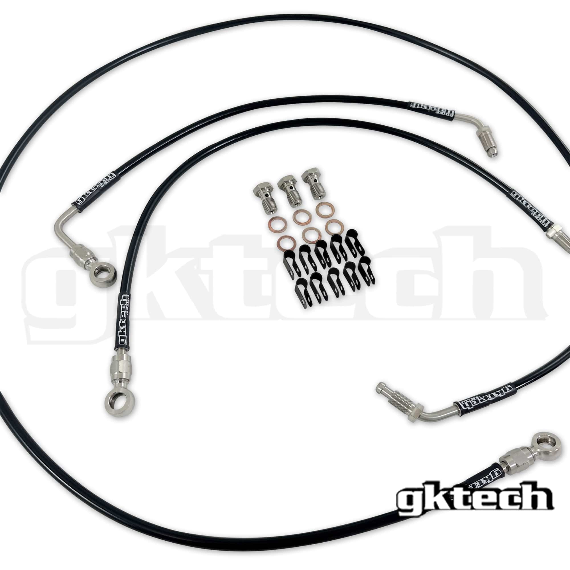 GKTECH R33/R34 Engine bay brake line delete kit SR