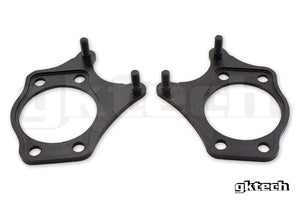 GKTech S-chassis dual caliper brackets to suit Wilwood caliper (Pair) (DUAL-BRKT)
