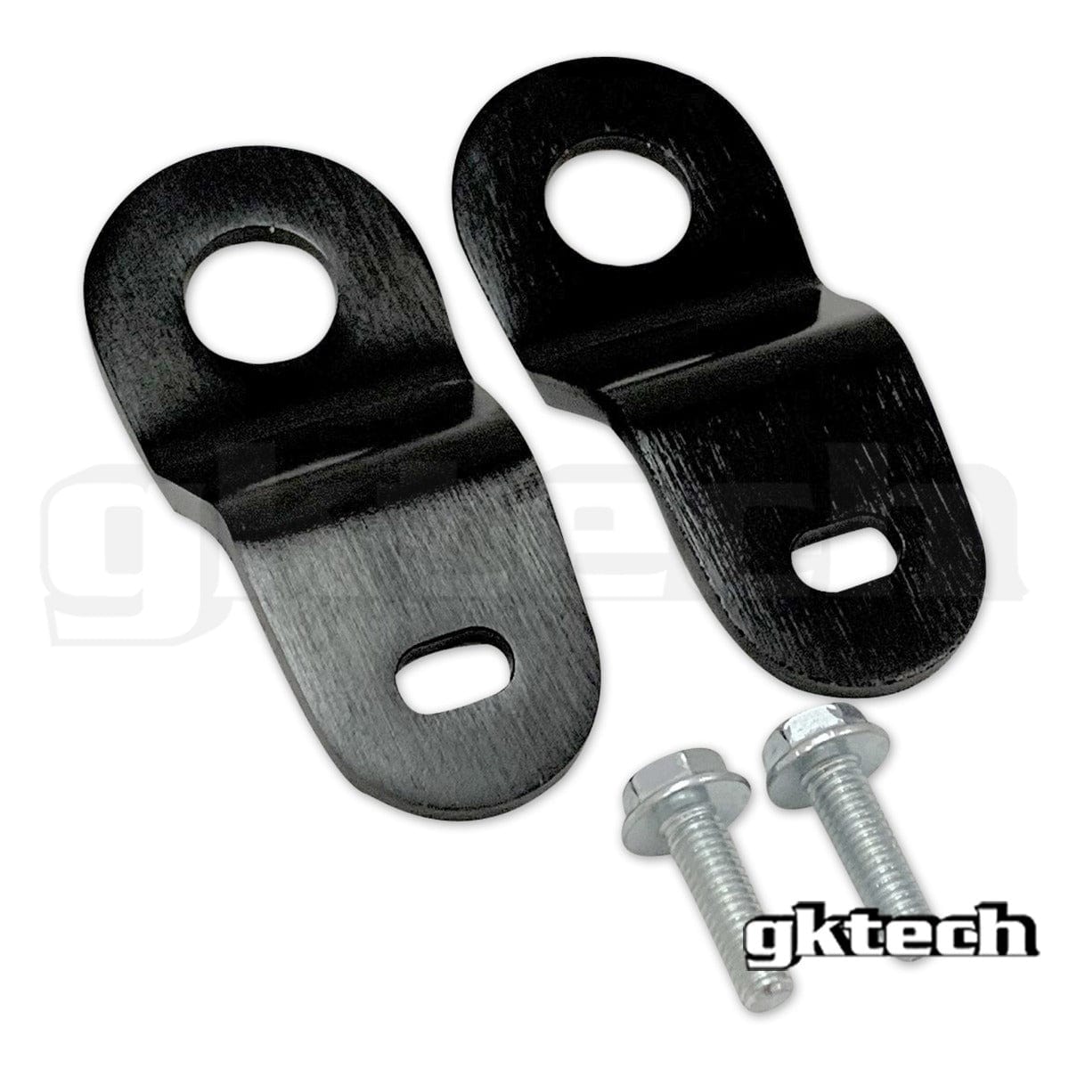 GKTECH S13/180sx CNC Machined top Radiator brackets - Black SR