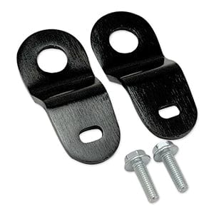 GKTECH S13/180sx CNC Machined top Radiator brackets - Black SR