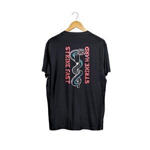 Strike Fast Strike Hard crew neck T-shirts