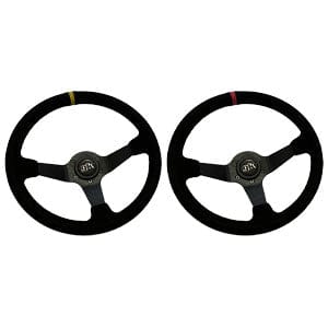GKTech Steering wheel 350mm Deep dished suede