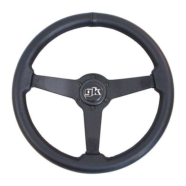 GKTECH Steering Wheels & Hubs GKTech Steering Wheel 350mm Flat Leather SR