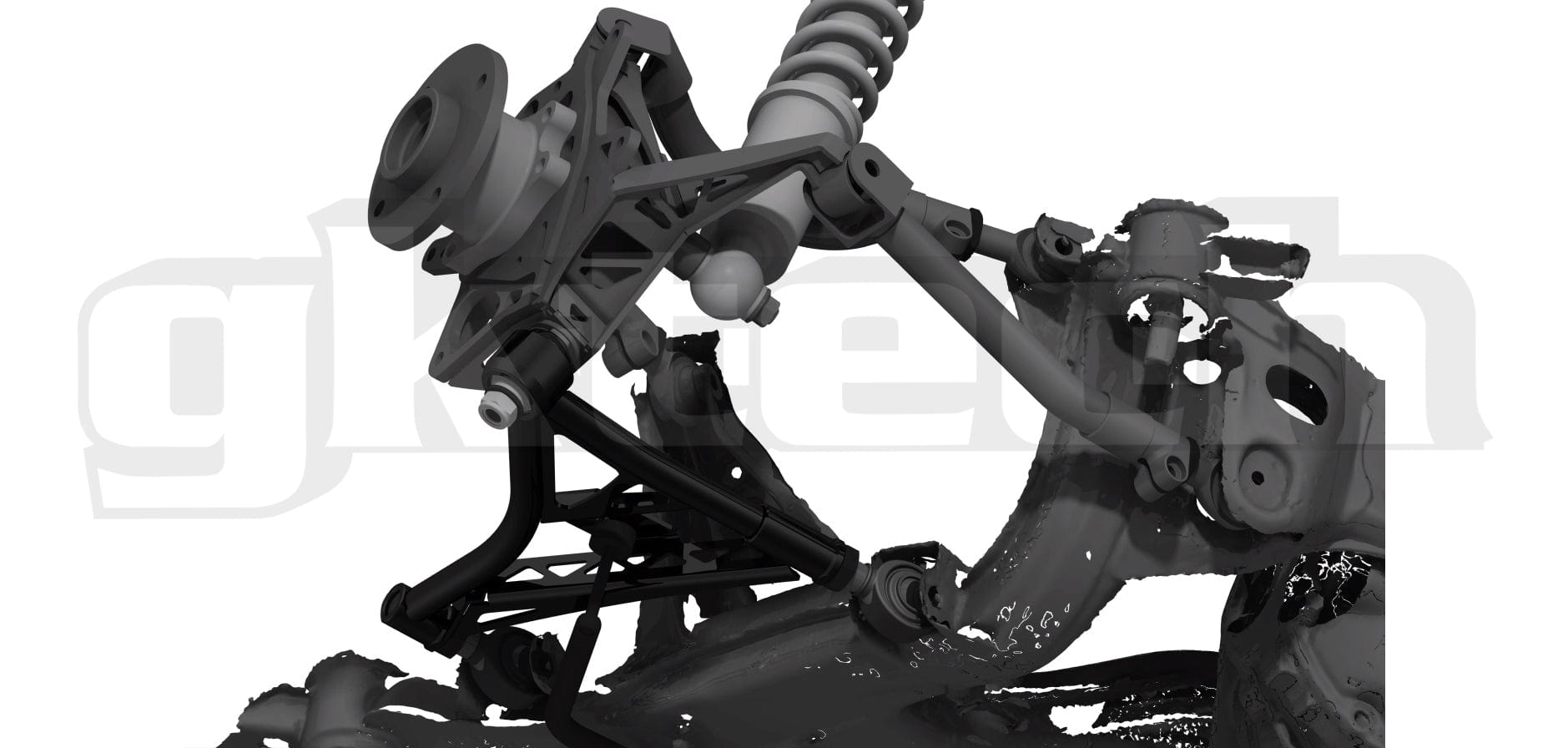 GKTECH V2 Adjustable Rear lower control arms SR