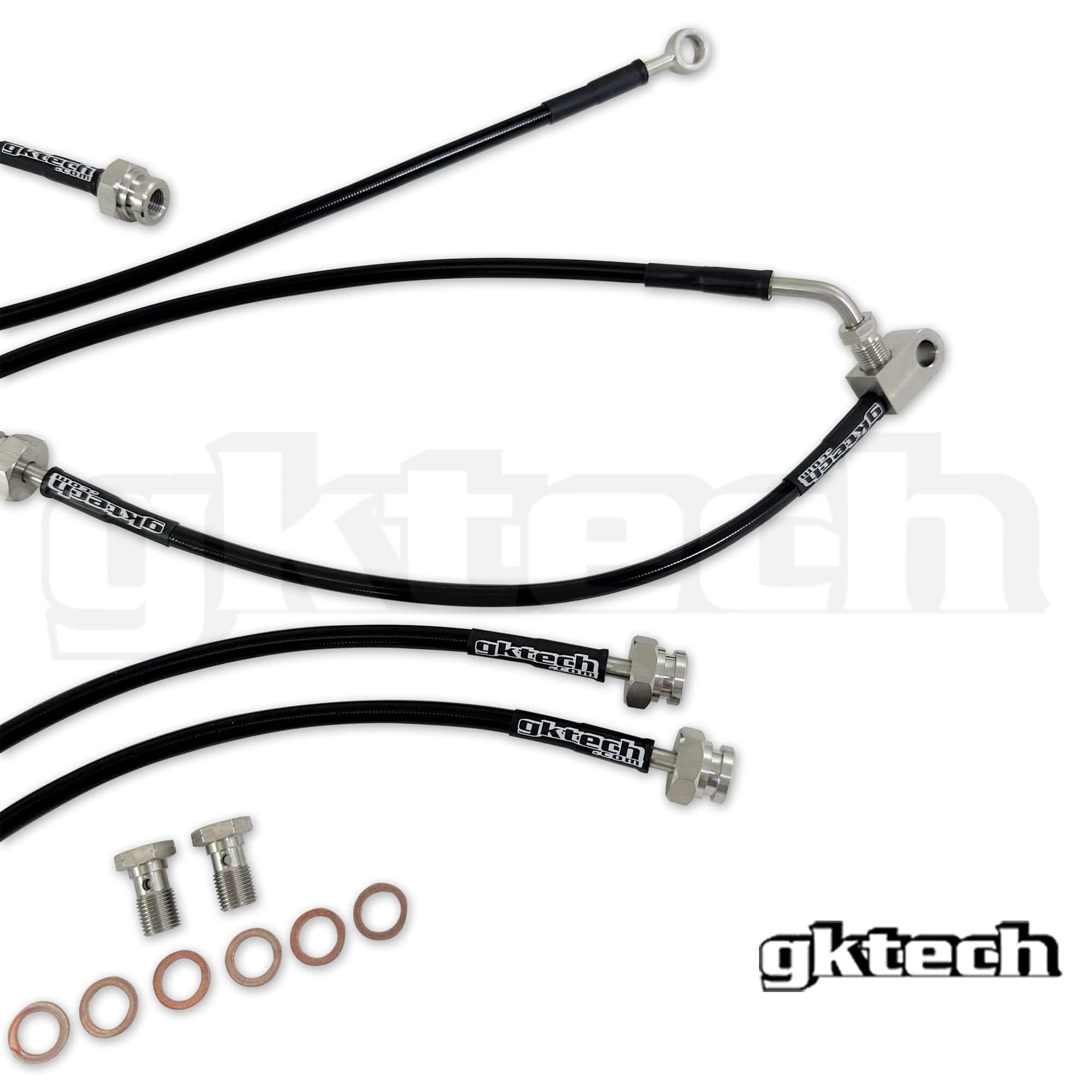 GKTECH Z33 350z braided brake line set (front and rear) SR