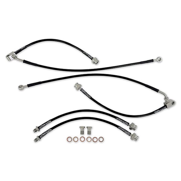 GKTECH Z33 350z braided brake line set (front and rear) SR