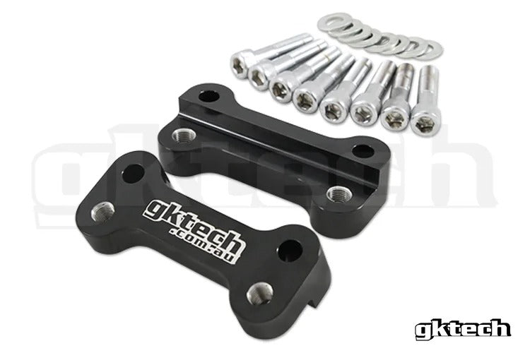 GKTech Z32, R32, S14, S15 caliper bracket to suit 324mm R33 GT-R rotor (GTRX-ADPTBUNDLE)