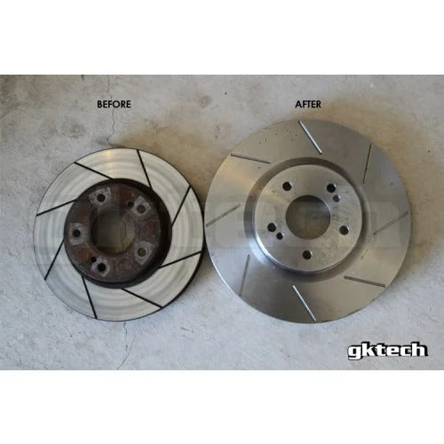 GKTech Z32, R32, S14, S15 caliper bracket to suit 324mm R33 GT-R rotor (GTRX-ADPTBUNDLE)