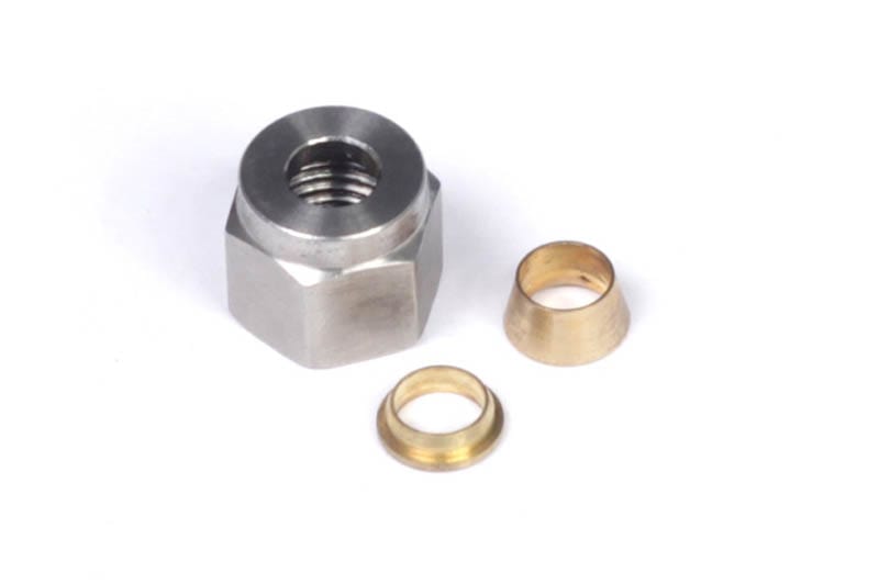 HALTECH 1/4" Nut and Brass Ferrule Only HALTECH 1/4" Nut and Brass Ferrule Only SR