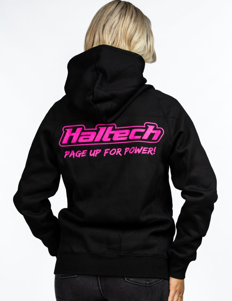 Haltech Apparel & Merchandise 4XL Haltech "Classic" Hoodie Black Pink (HT-301910P) SR