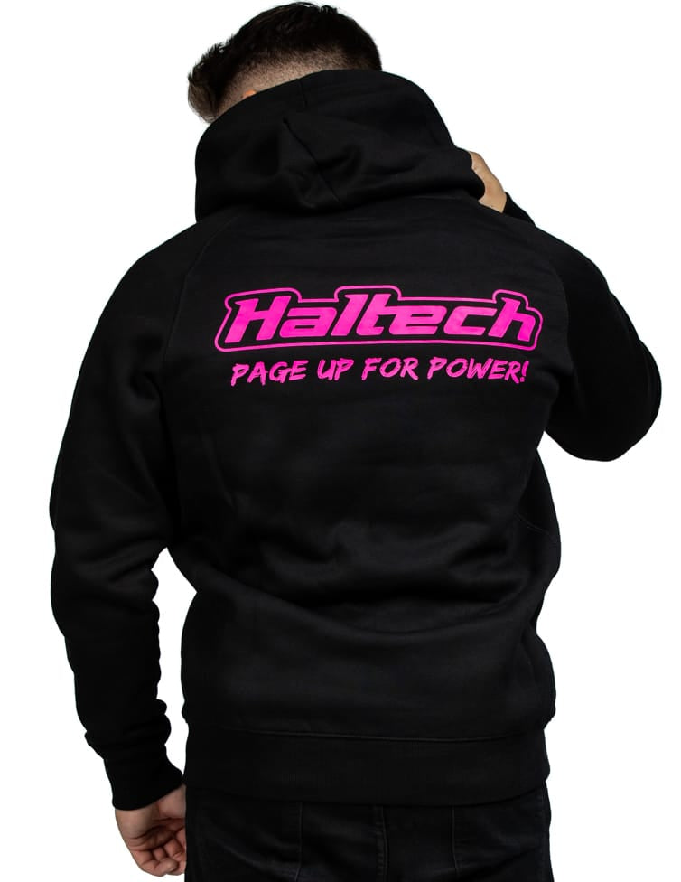 Haltech Apparel & Merchandise 4XL Haltech "Classic" Hoodie Black Pink (HT-301910P) SR