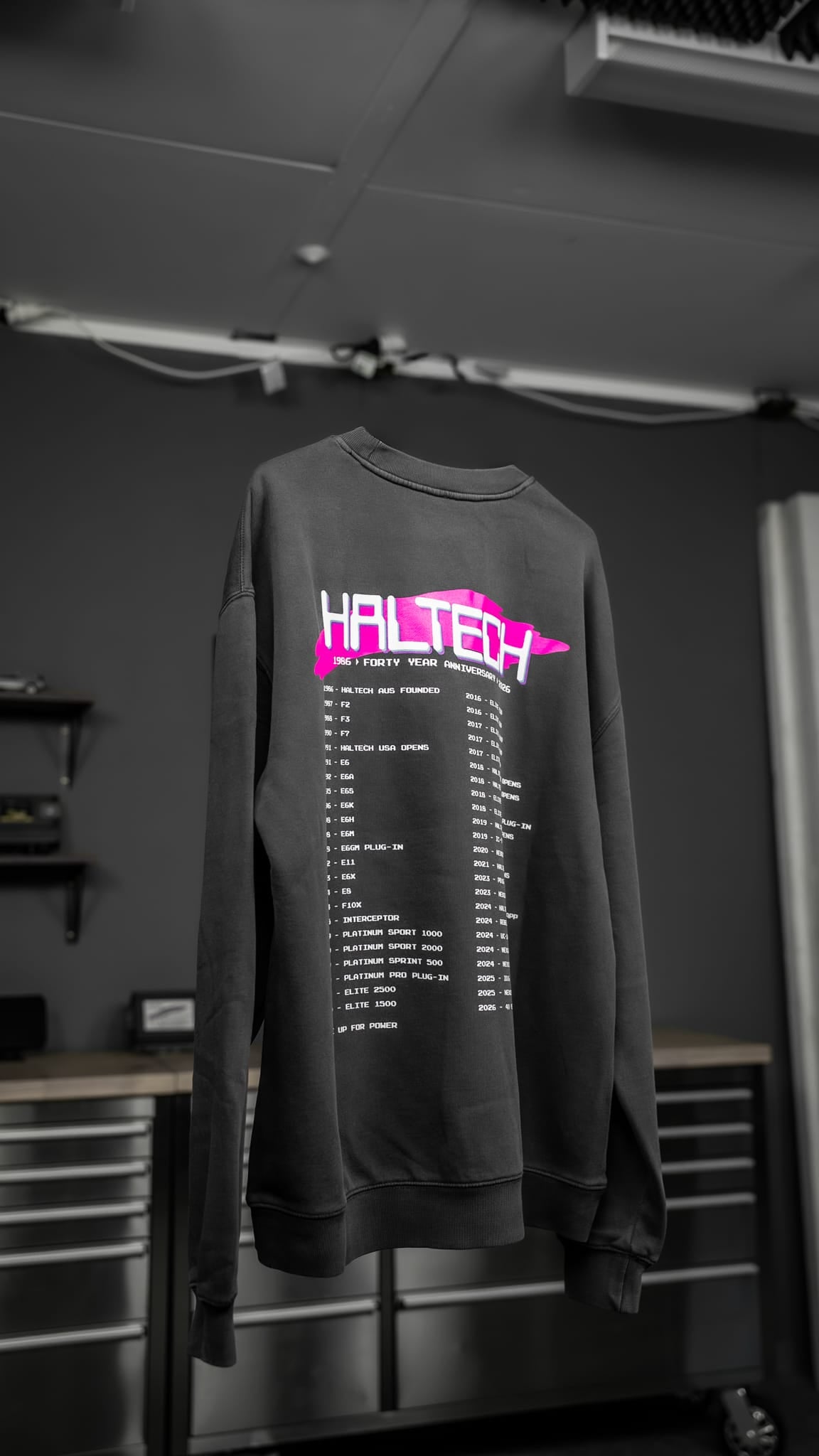 Haltech Apparel & Merchandise Haltech 40th Anniversary Crew Neck (HT-331000) SR